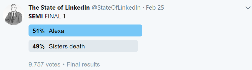 Semi Final 1 State of linked in